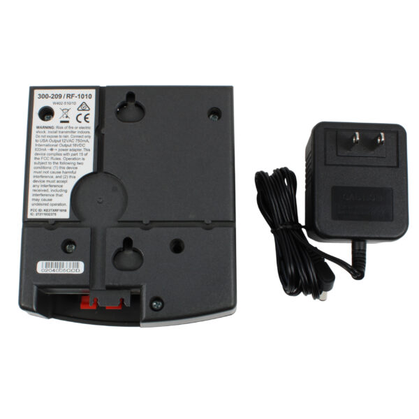 PetSafe RF-1010 in-ground dog fence transmitter back.