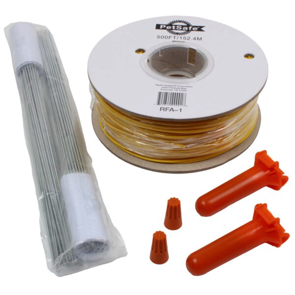 PetSafe extra in-ground dog fence boundary wire and flag kit