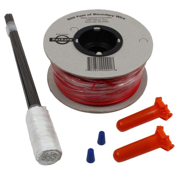 PetSafe extra in-ground dog fence boundary wire and flag kit with stranded wire