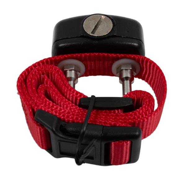 Pet-Stop-2-Dog-Fence-PSUE2-Ultra-Elite-Receiver-Collar-back-view PetStop 2 PSUE2 Ultra Elite Dog Fence Receiver Collar back view.