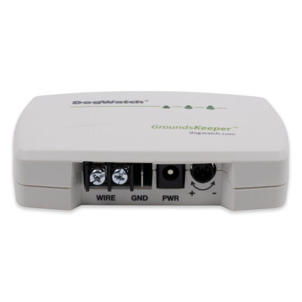 DogWatch GroundsKeeper transmitter connections and settings.