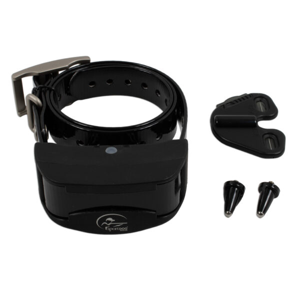 SportDog SDF-CR rechargeable dog fence receiver collar front photo.